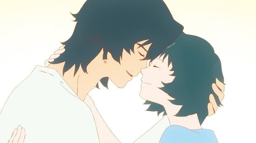 애니메이션 늑대아이 주인공들