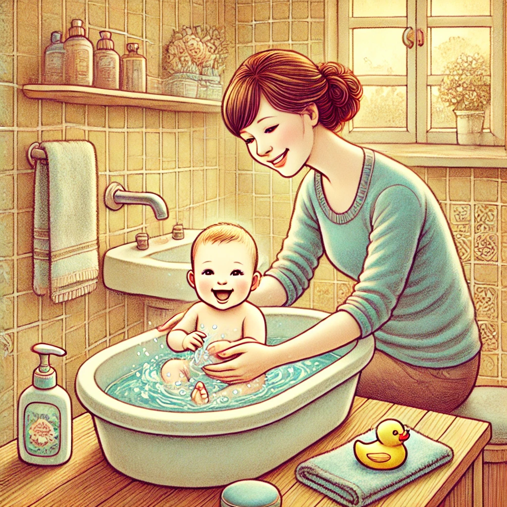 아기목욕 방법과 효과 알아보기