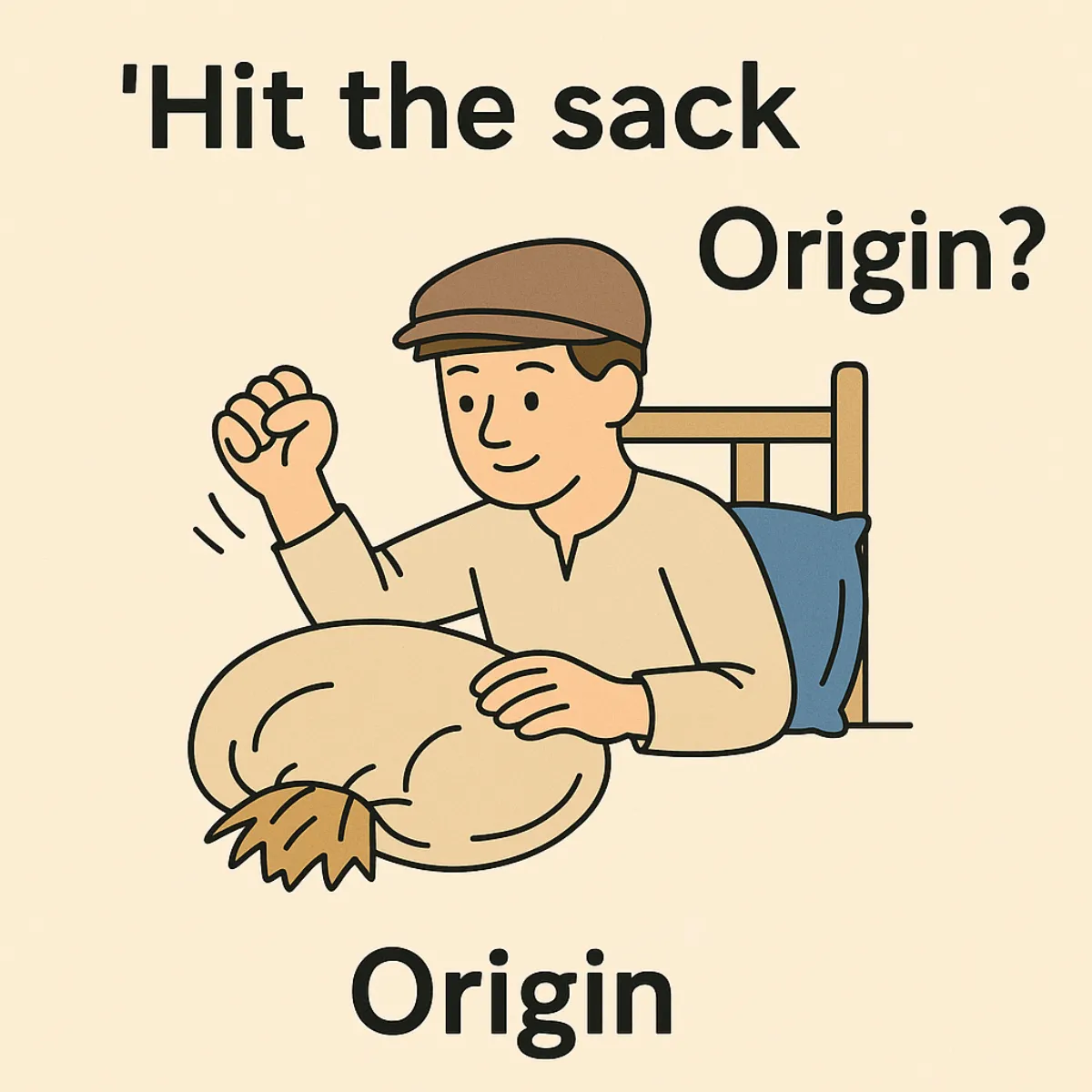 " Hit the sack" 유래? 이미지