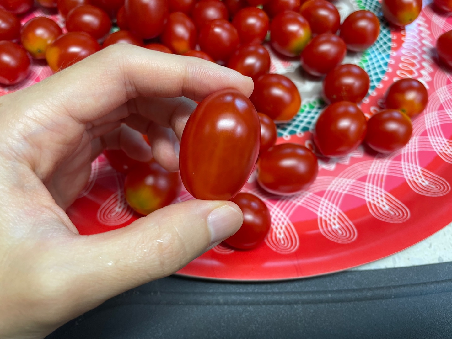 썬드라이 토마토 레시피 - 방울토마토 자르는법