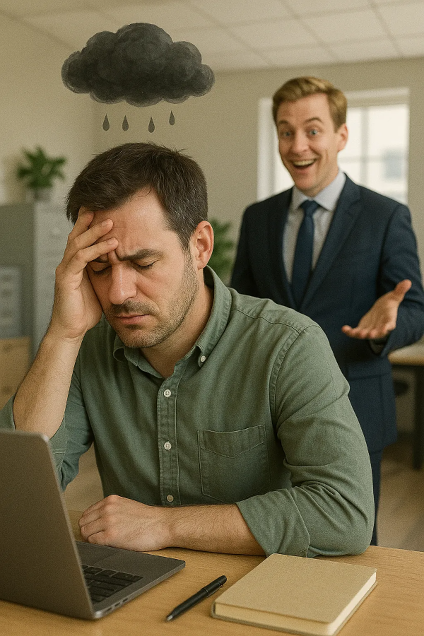 직장 내 나르시시스트와 일할 때 생기는 정서적 소진