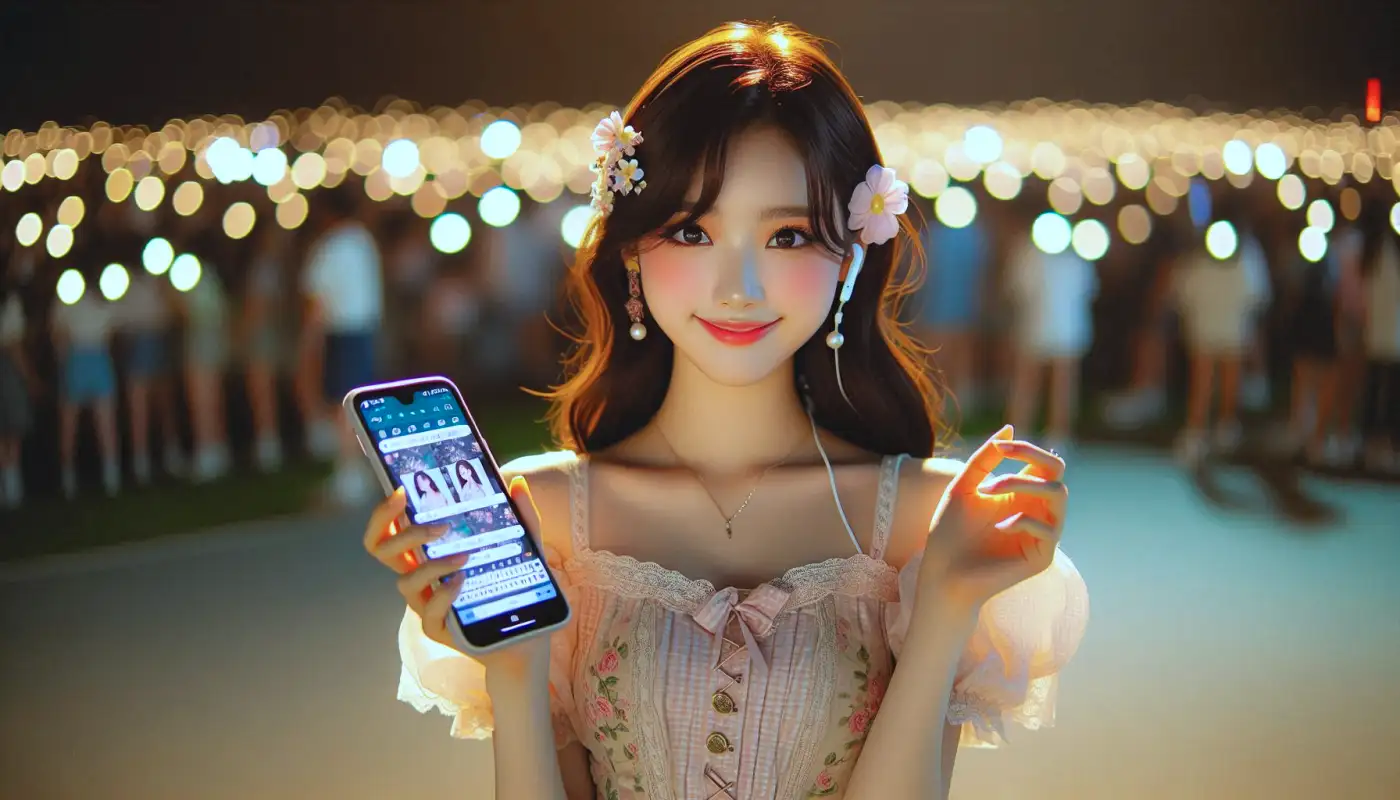 파파고-사진-번역기를-사용하는-여성의-모습