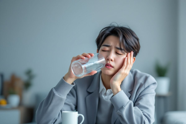 당뇨-전조증상으로-인해-목이-마른-사람