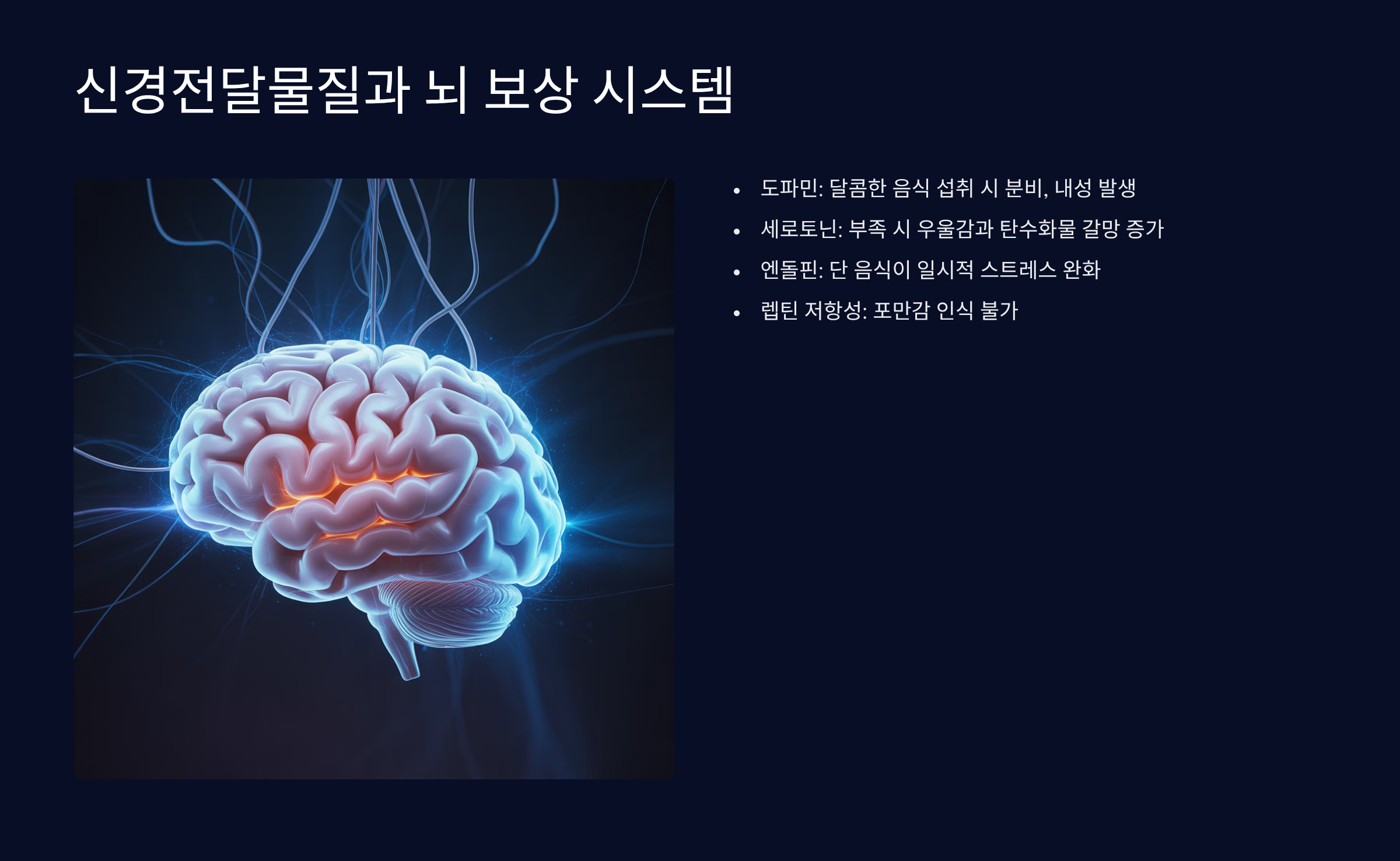 신경전달물질과 뇌 보상 시스템
