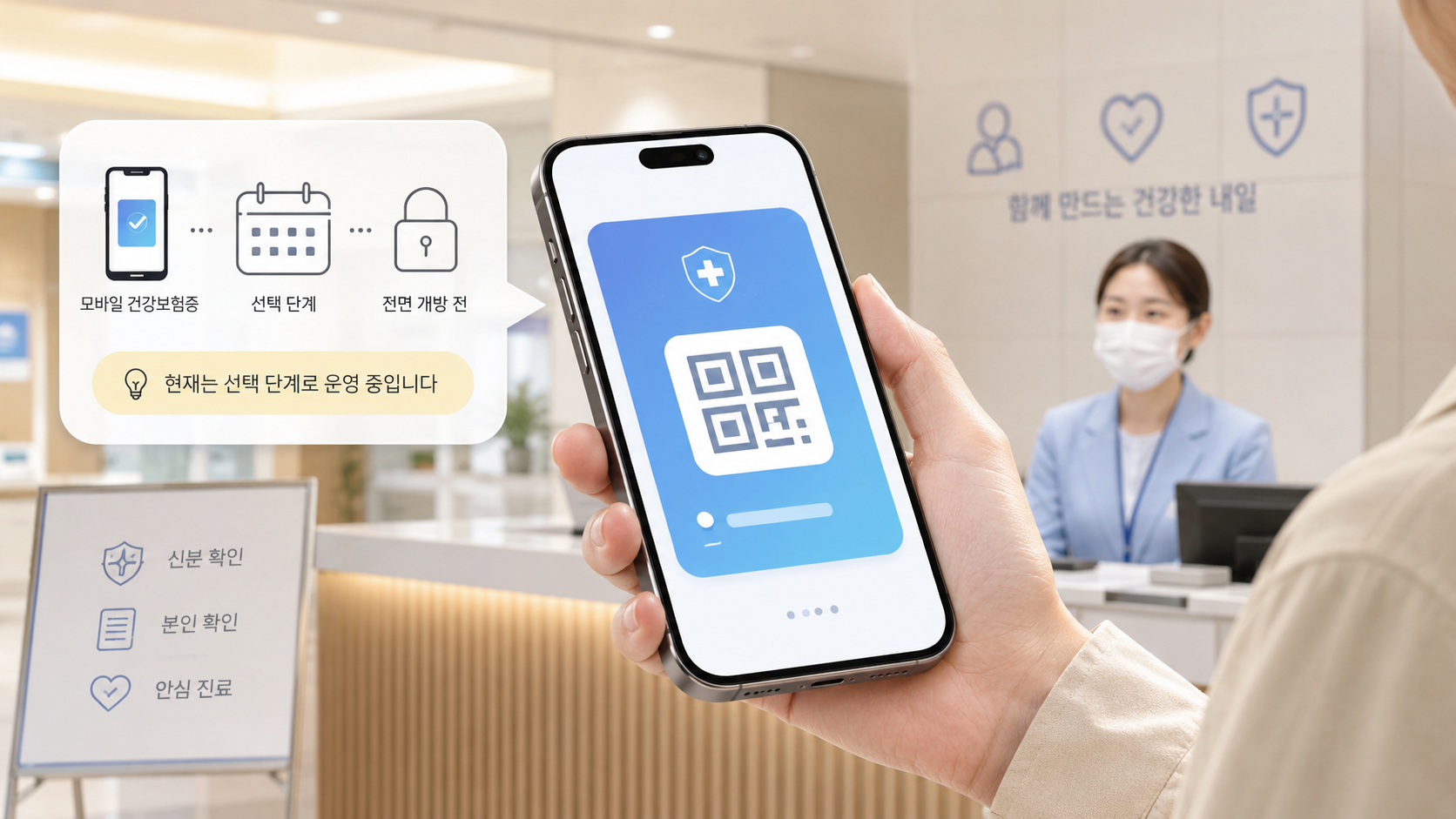 모바일건강보험증 민간앱 지금될까