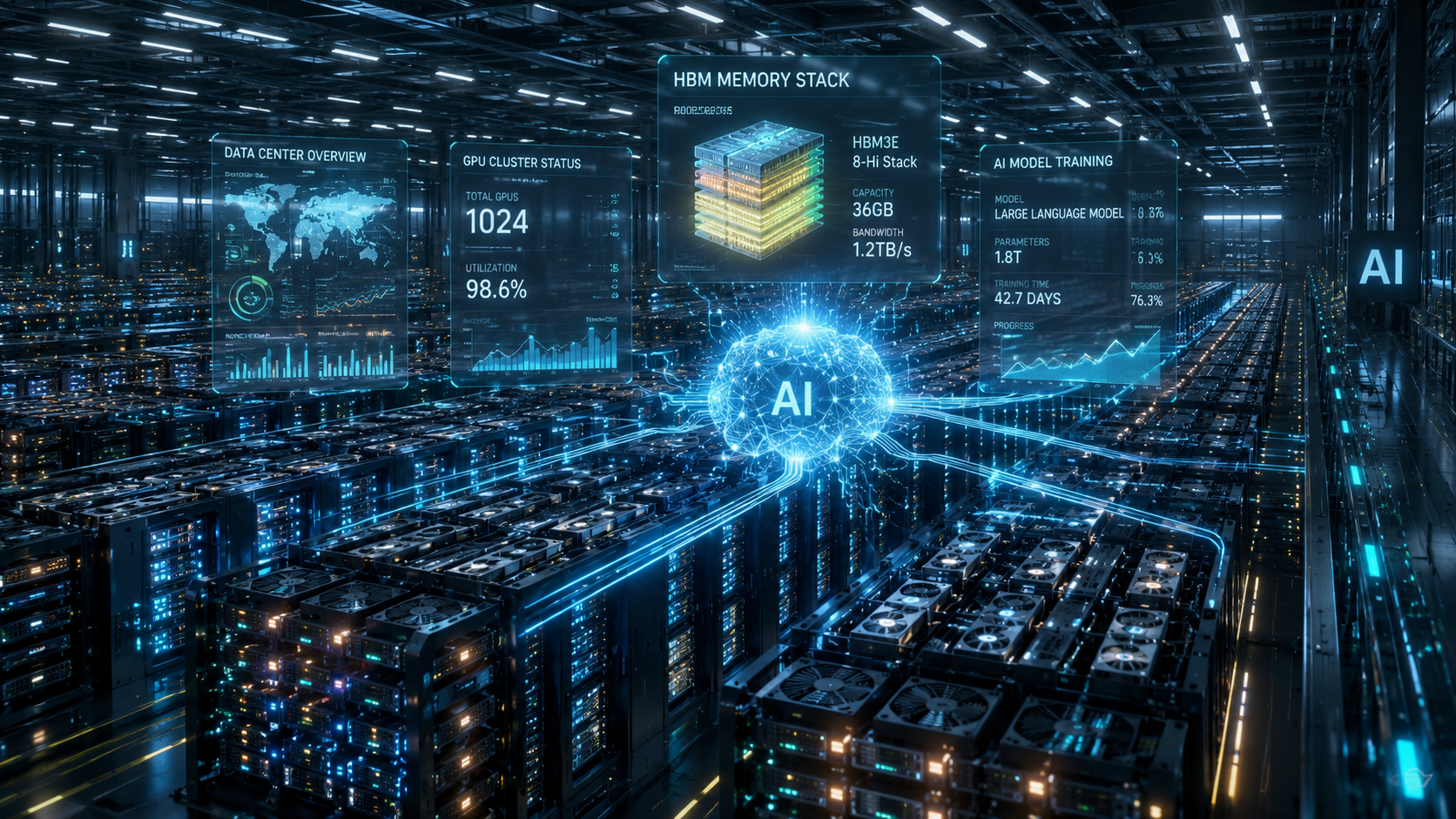 AI 반도체 시장 성장과 GPU HBM 수요 증가