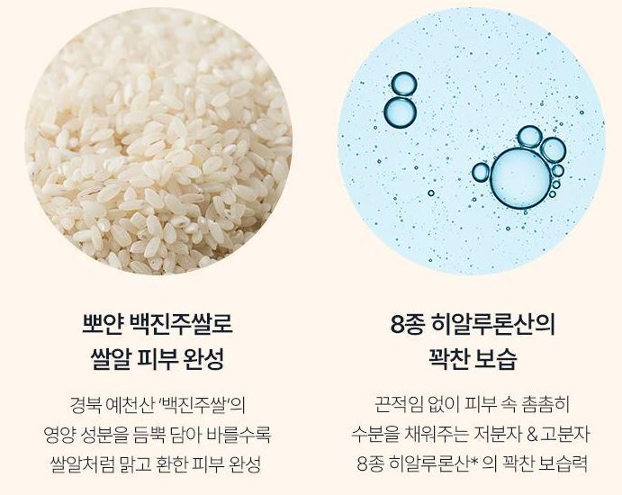 식물나라 뽀얀쌀 맑은톤 로션