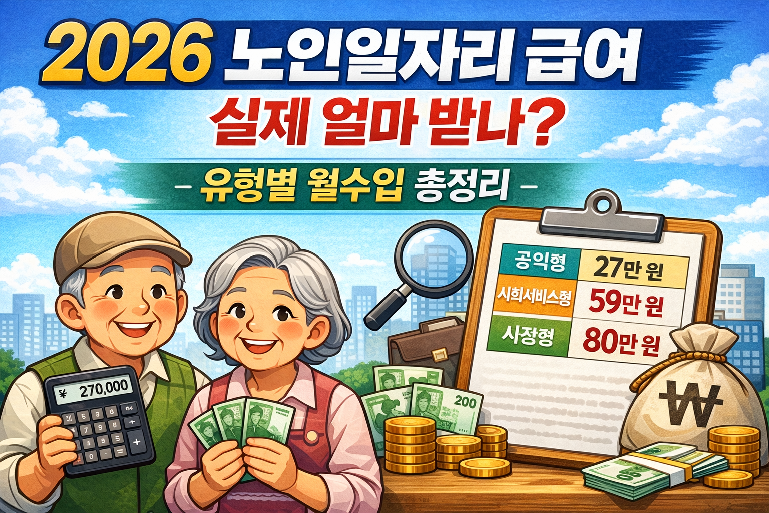 70대 월수입 구조를 연금, 노인일자리, 시니어 알바로 분석한 경제 인포그래픽 이미지