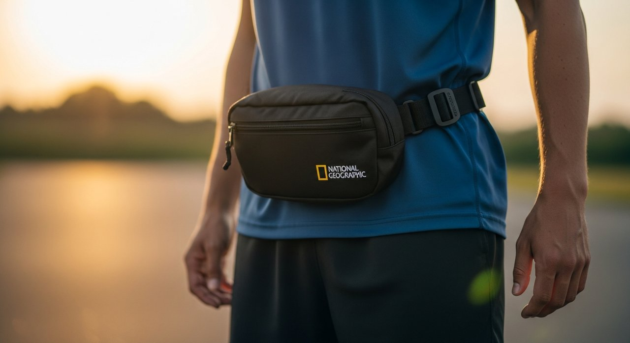 내셔널지오그래픽 핸드폰수납 모바일 러닝벨트 NGM-MRB, 블랙, 1개 상세 보기