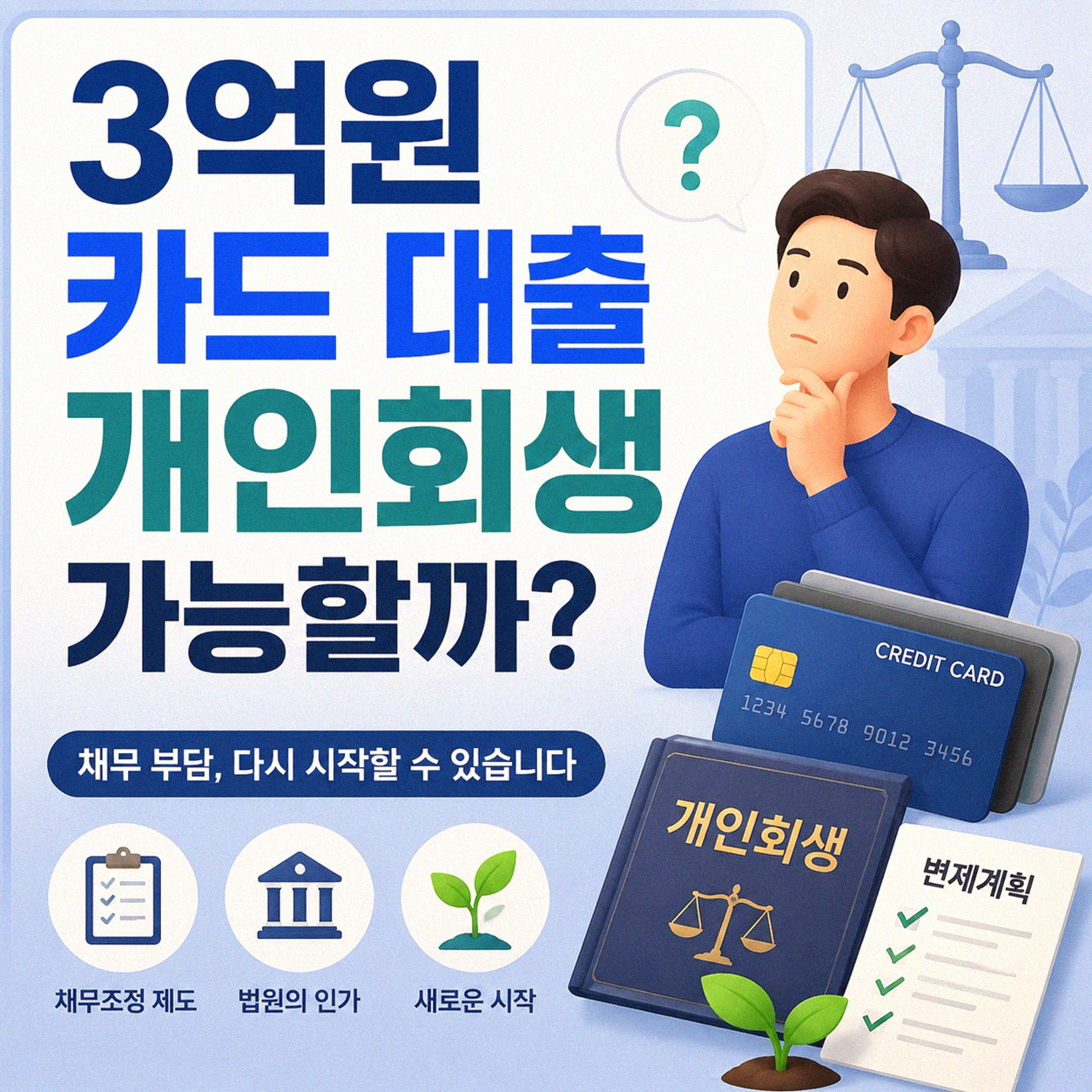 3억원 카드대출, 개인회생으로 해결할 수 있을까