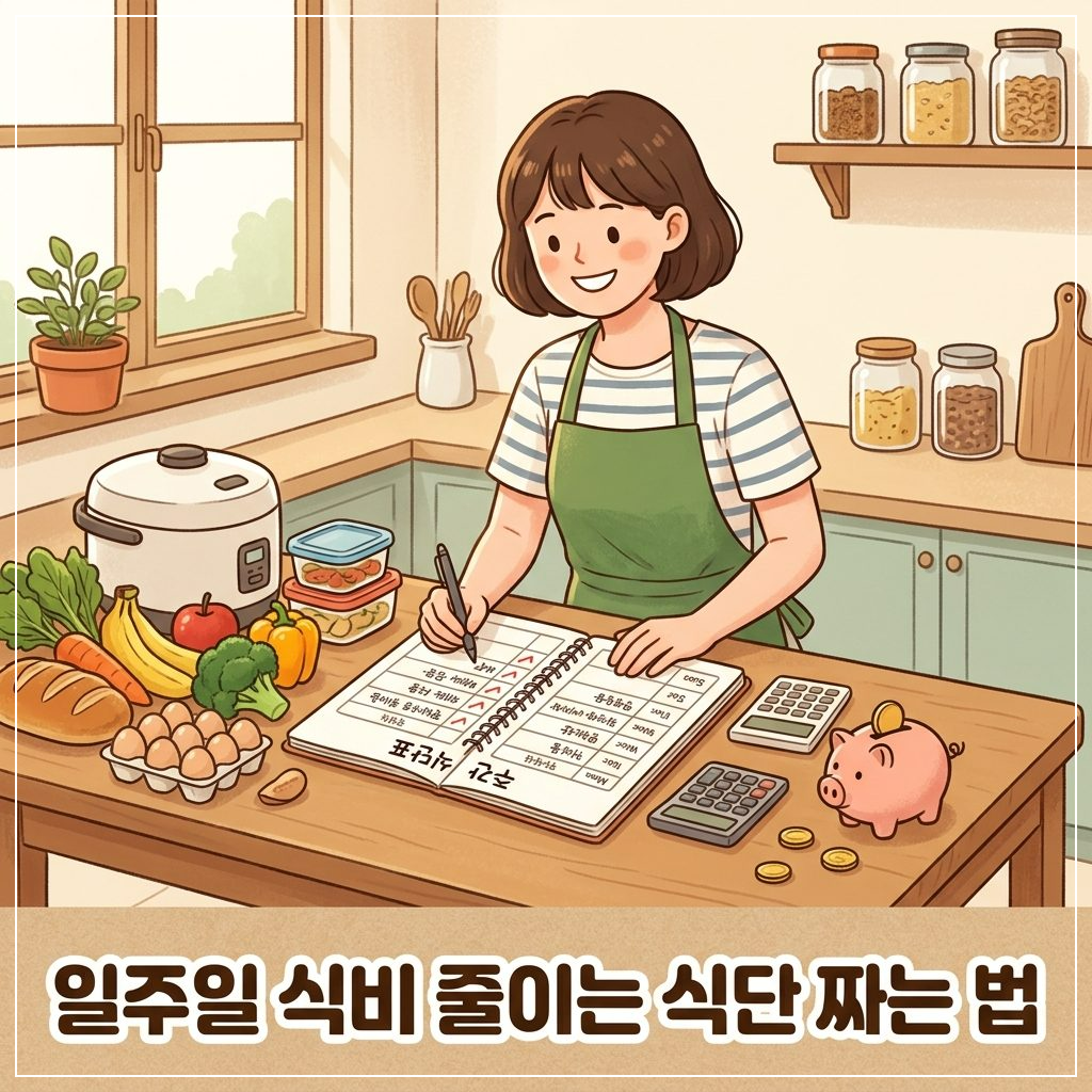 일주일식비줄이는식단