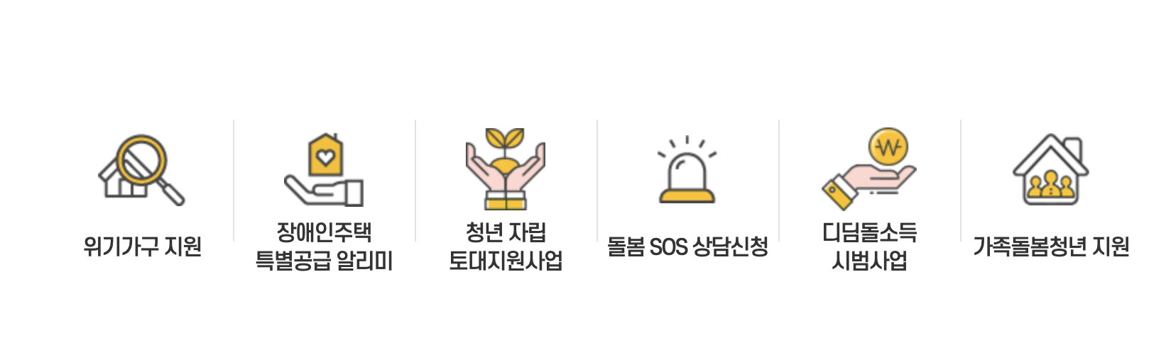 서울시 복지 서비스 지원 사업