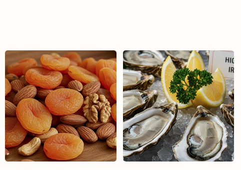 철분이 풍부한 음식