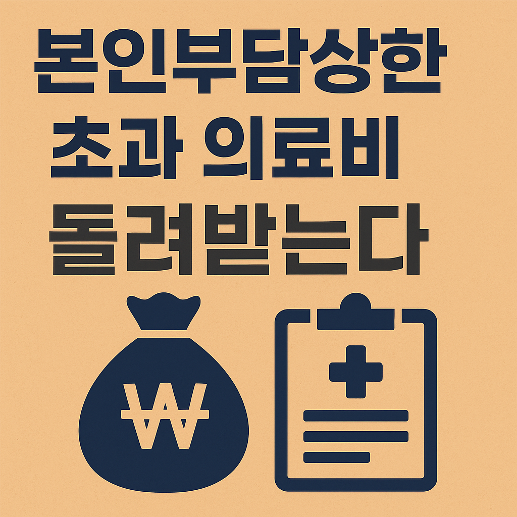 본인부담상한 초과 의료비, 돌려받는 방법 총정리