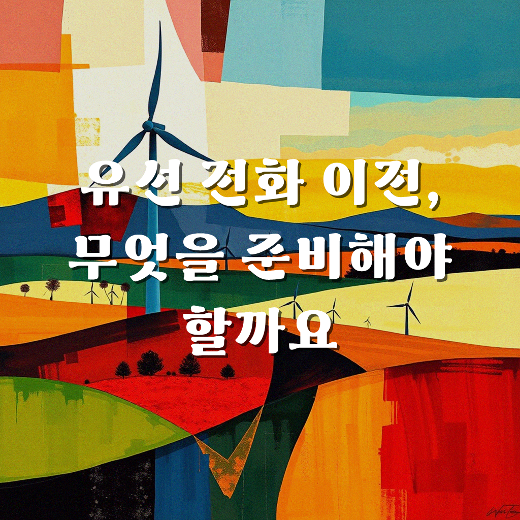 인터넷 집전화 유선 변경, 이걸 알아야 헷갈리지 않아요