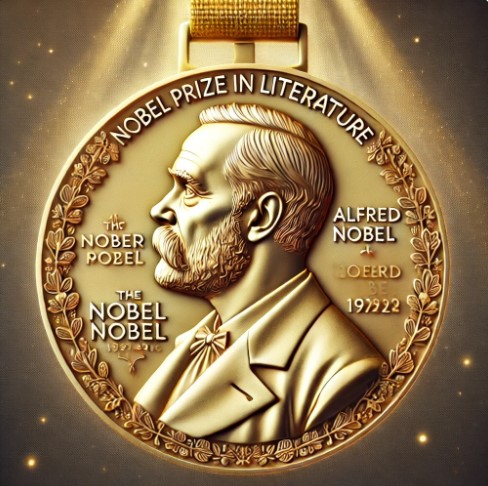 노벨 문학상 상패 사진