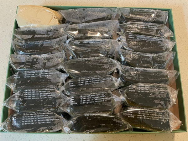 떡함지 쑥인절미 언박싱