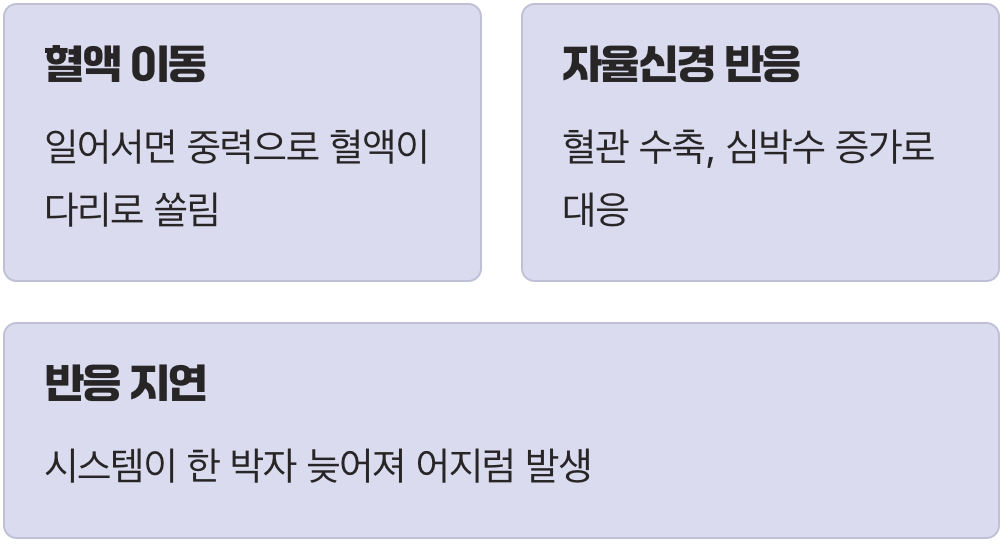 중력과의 싸움, 우리 몸에 무슨 일이?