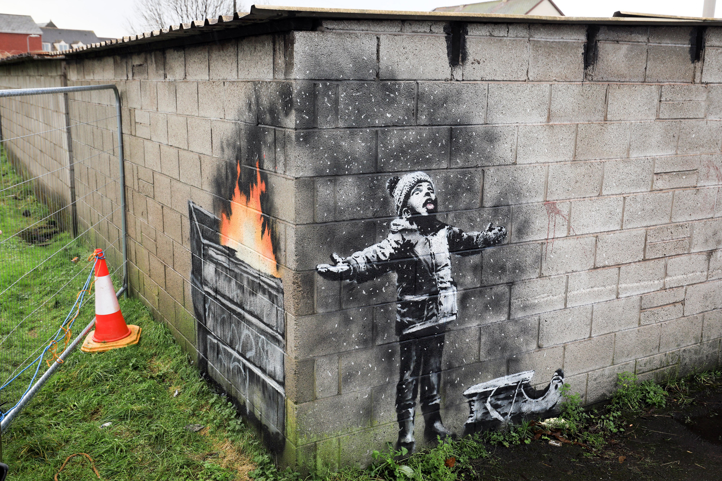뱅크시(Banksy), 영국, 그래피티 작가, 1974-현재