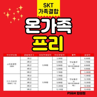 skt 가족결합할인