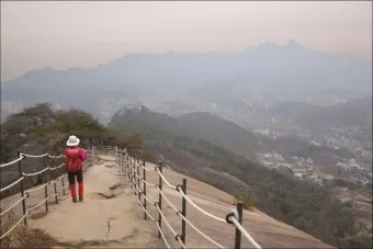 인왕산 등산코스 둘레길 숲속쉼터 기차바위 지도_23