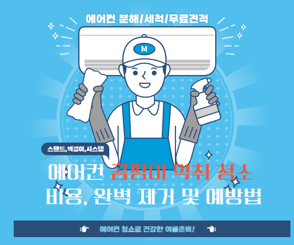 최신판! 에어컨 곰팡이 악취, 청소, 비용, 완벽 제거 및 예방법 썸네일
