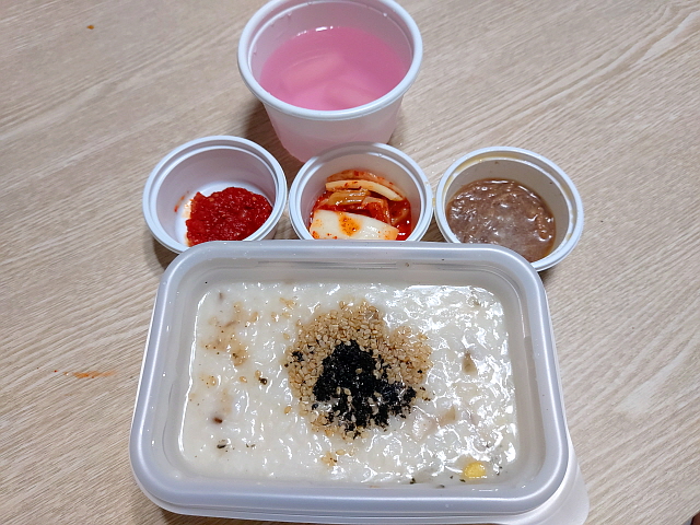 본죽 장조림 젓갈