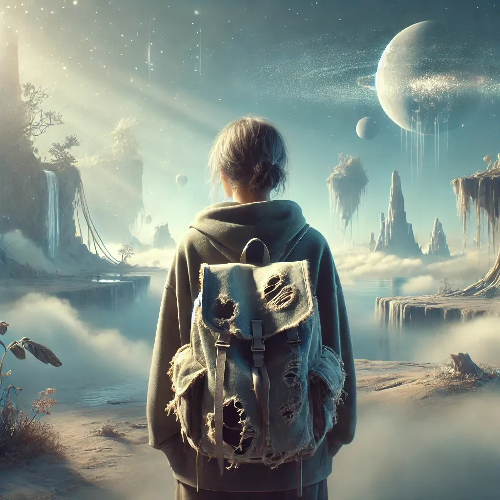 찢어진 가방을 메고 있는 꿈