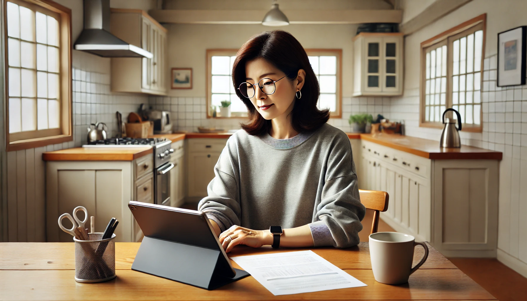 직업능력개발훈련 중, 주 15시간 이상 과정 학습하는 장면입니다.