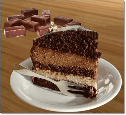 다크초콜릿 케이크