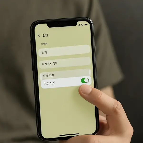 카카오톡 스포 방지