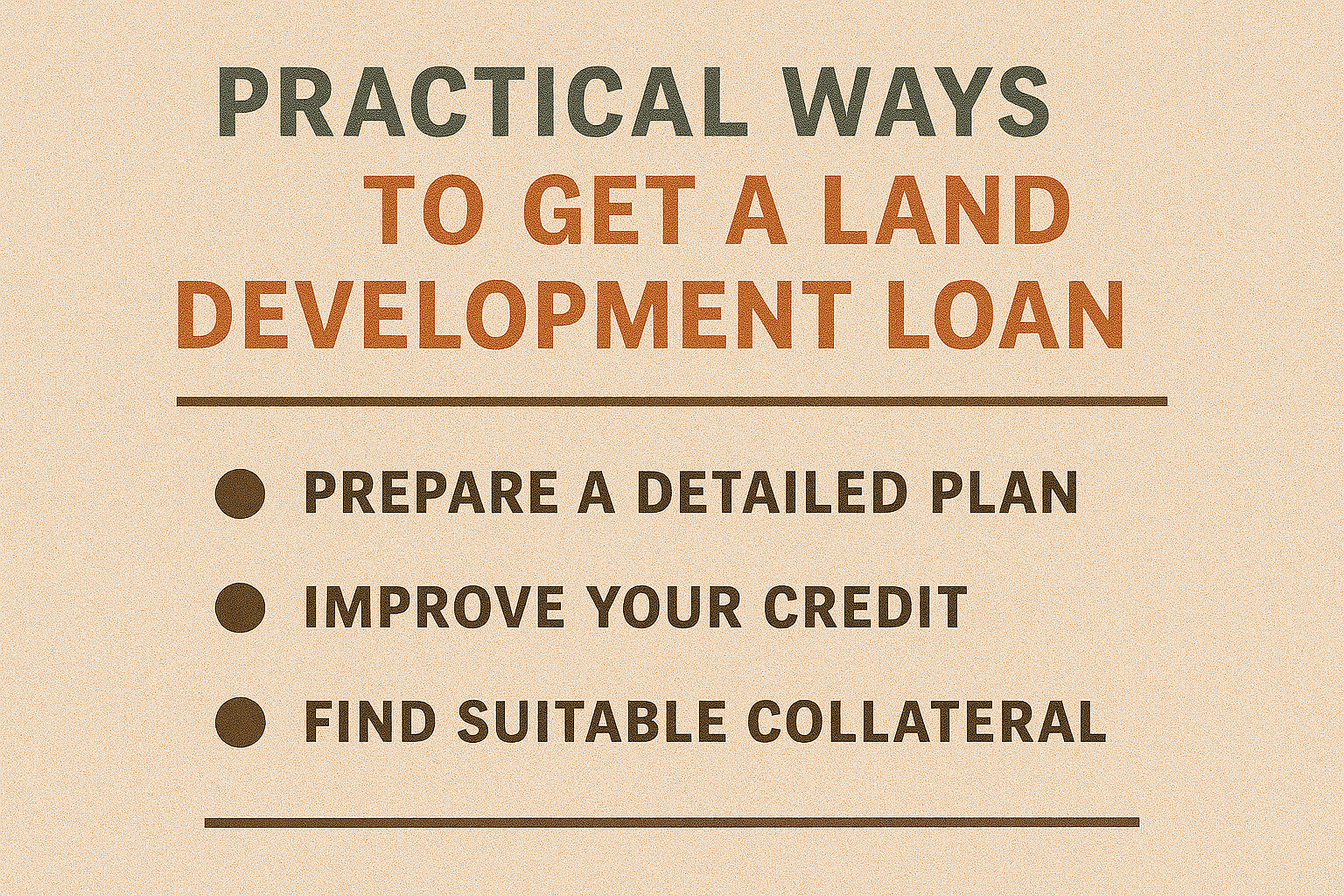 실제 가능한 금융지원 전략