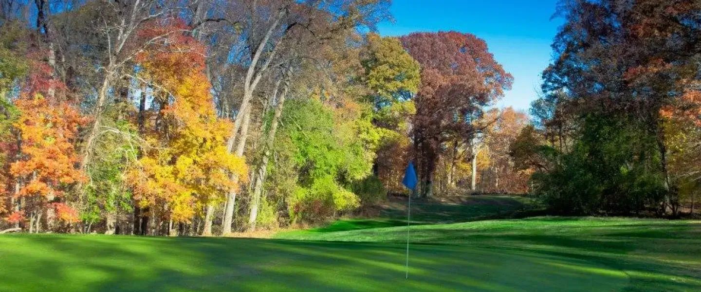 가을 파크골프장 전경