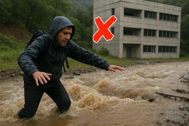 산사태 전조증상 계곡