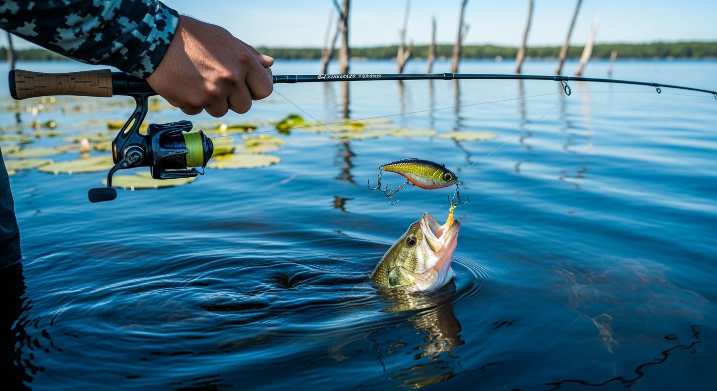 크랭크베이트 낚시 사진