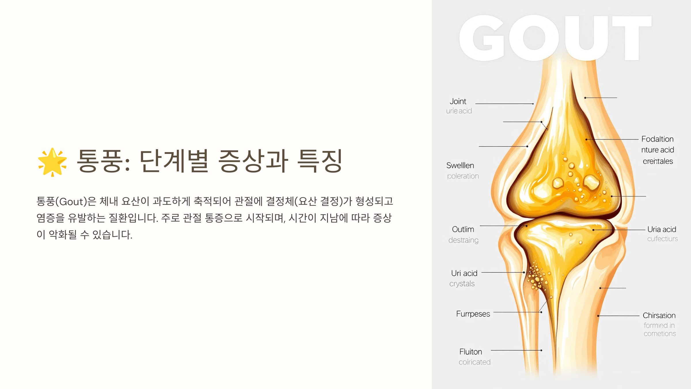 통풍과 관련된 사진입니다.