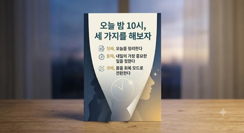오늘 밤 10시 세가지 이미지