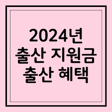 출산지원금