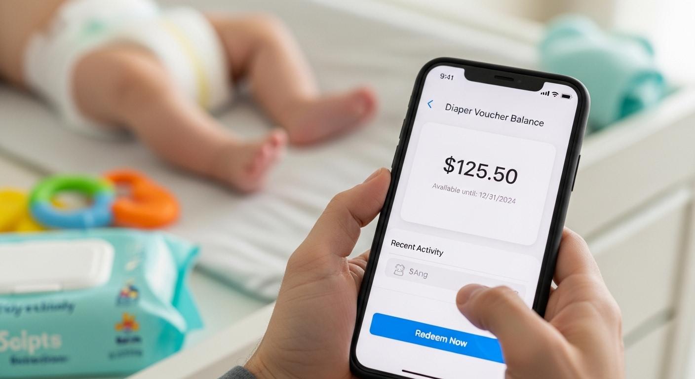 기저귀 바우처 잔액