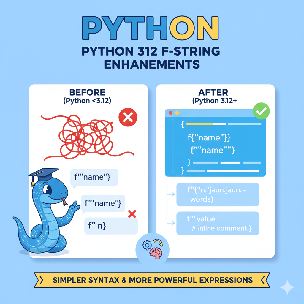 Python 3.12 f-string의 5가지 혁신적 변화