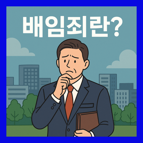 배임죄란? 성립 요건과 형량과 공소시효 정리