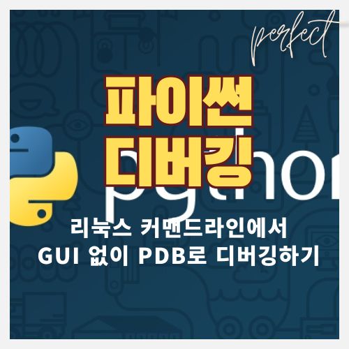리눅스에서 커맨드라인으로 파이썬 디버깅 하기 - PDB(Python Debugger) 썸네일