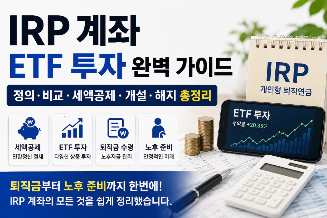IRP 계좌 완벽 가이드 2026