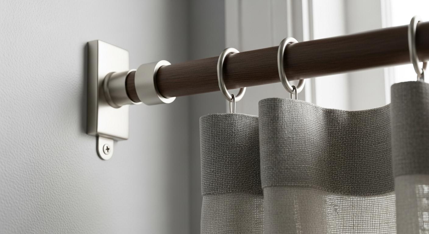 커텐 봉 걸이 브라켓