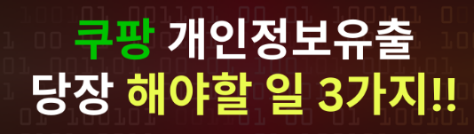 &ldquo;쿠팡 개인정보 유출&rdquo; 진짜 괜찮을까? 피싱 사기&amp;#44; 나도 당할 수 있다! 