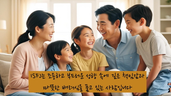 ISFJ는 조용하고 부드러운 성향 속에 깊은 책임감과 따뜻한 배려심을 품고 있는 사람입니다에 관한 사진