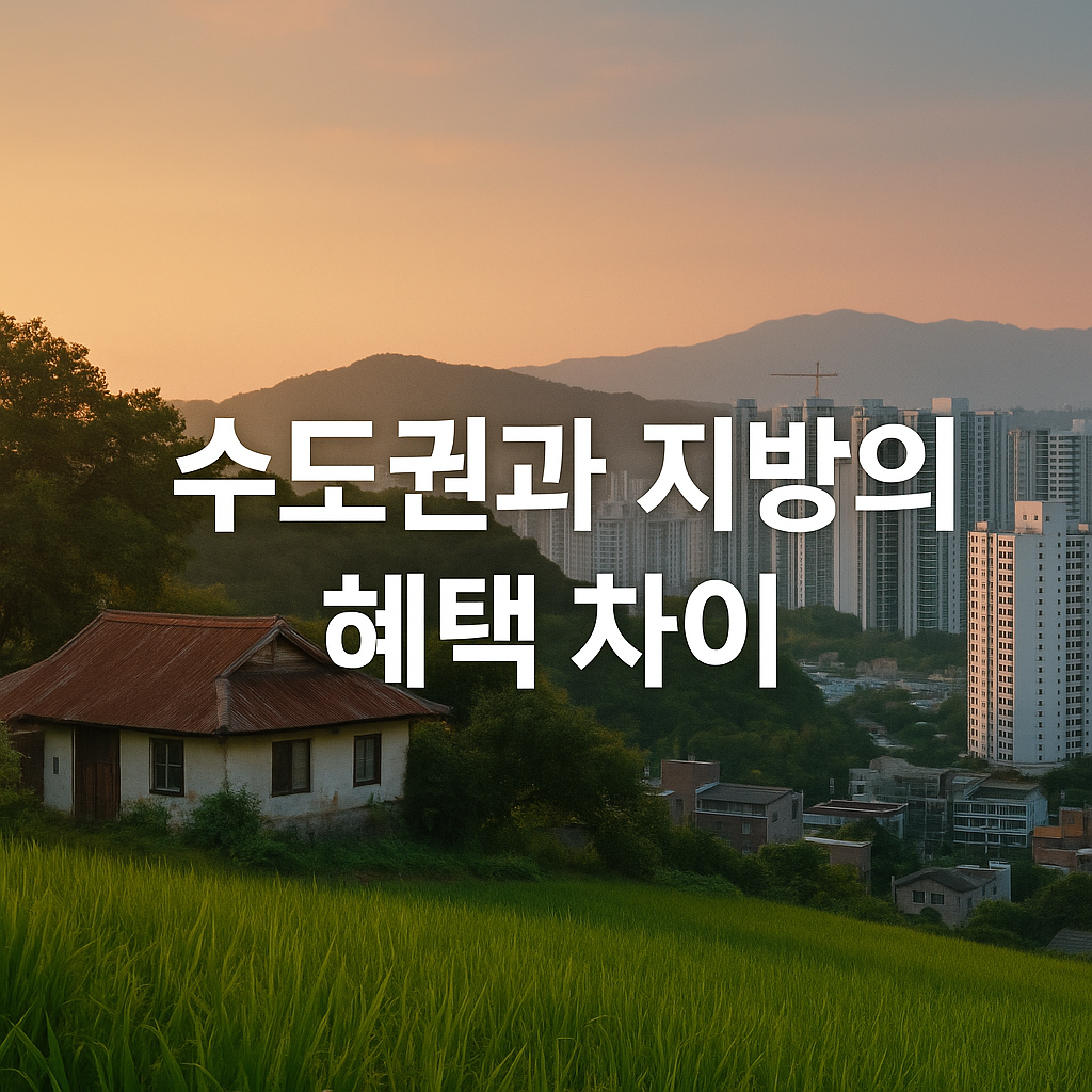 수도권·지방별 기초생활수급제도