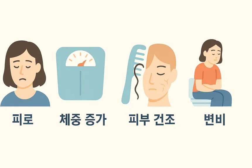 갑상선 기능 저하증 증상