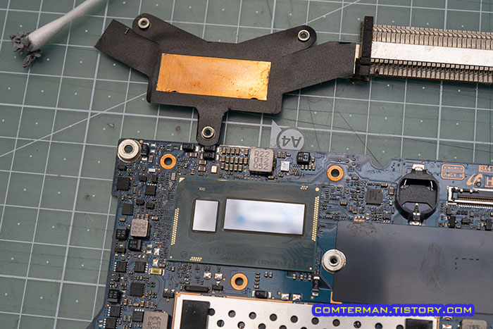 아티브북9 플러스 써멀 구리스 제거