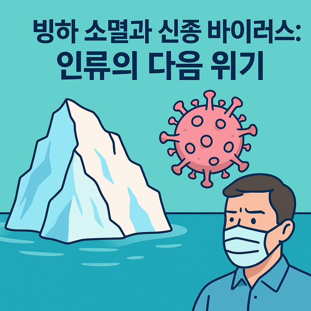 빙하 소멸과 신종 바이러스